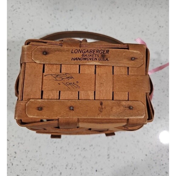 Longaberger 1988 Kiddie Purse 7 x 5 x 3.5 Peter Rabbit Hand Painted - Picture 7 of 8